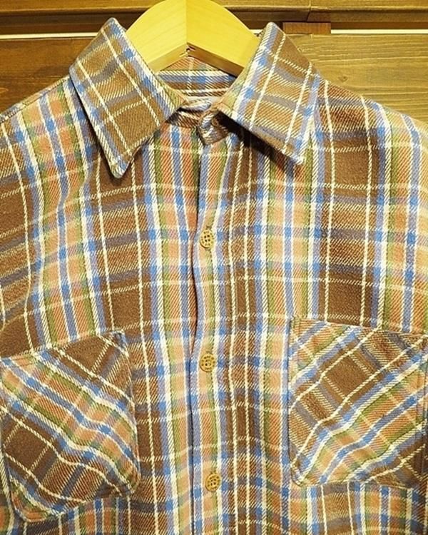 80's BIG MAC ヘビーネルシャツ - 古着屋MONTEGO