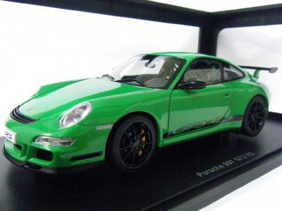 オートアート 1/18 ポルシェ 911 GT3 RS(997) （グリーン/ブラック） | ミニカーの通販ショップ　DDダイキャスト