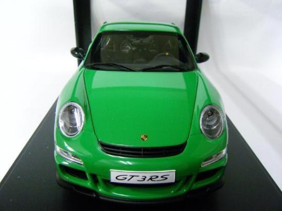 オートアート 1/18 ポルシェ 911 GT3 RS(997) （グリーン/ブラック） | ミニカーの通販ショップ　DDダイキャスト