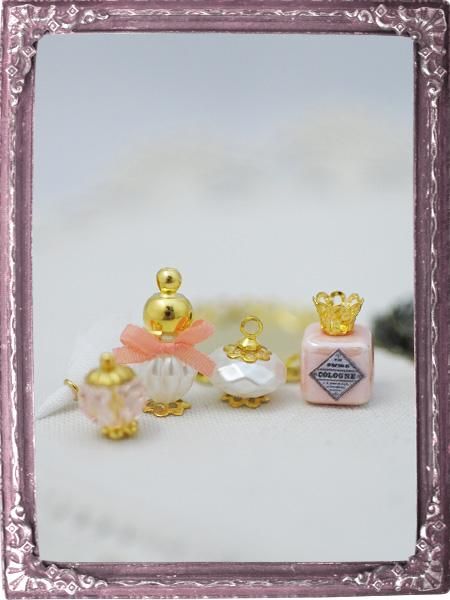 ミニチュア コスメセット トレー付き * ドール用ミニチュア雑貨