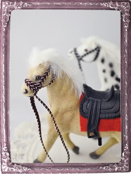 お馬さん 1/12サイズ * ミニチュア ドール小物 - 小さなドール用