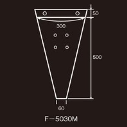 【屋号必須】フラワーキャップ フラワー Fｰ5030M 4穴 #40 300/60×500+50mm プラマーク付き 1ケース4000枚入  エフピコチューパ