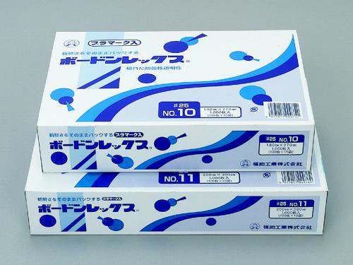 【屋号必須】ボードンレックス #25 No.15-40 4穴 プラ入 150×400mm 1ケース6000枚入り 福助工業 OPPボードン袋