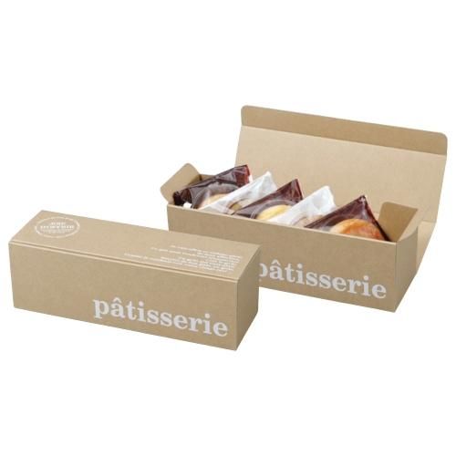 新品　ANA非売品トースト 屋号必須】ドーナツ箱 20-406 パティスリーBOX M 275×88×88mm 1ケース