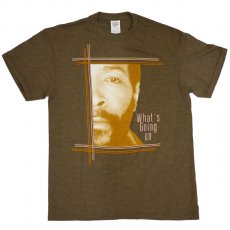 <img class='new_mark_img1' src='https://img.shop-pro.jp/img/new/icons58.gif' style='border:none;display:inline;margin:0px;padding:0px;width:auto;' />Marvin Gaye "what's going on" Tシャツ / ヘザーブラウン