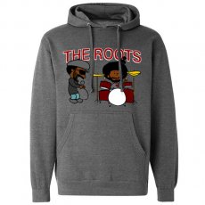 <img class='new_mark_img1' src='https://img.shop-pro.jp/img/new/icons30.gif' style='border:none;display:inline;margin:0px;padding:0px;width:auto;' />Okayplayer "Black Thought & Questlove Cartoon" スウェットパーカー / グレー