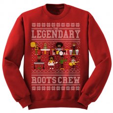 <img class='new_mark_img1' src='https://img.shop-pro.jp/img/new/icons6.gif' style='border:none;display:inline;margin:0px;padding:0px;width:auto;' />Okayplayer "The Legendary Roots Crew Holiday" スウェットシャツ / レッド