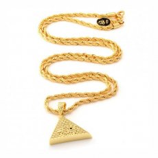 <img class='new_mark_img1' src='https://img.shop-pro.jp/img/new/icons58.gif' style='border:none;display:inline;margin:0px;padding:0px;width:auto;' />King Ice "14K Gold All Seeing Eye Pyramid" ͥå쥹 / 