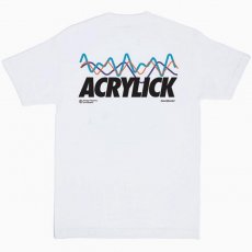<img class='new_mark_img1' src='https://img.shop-pro.jp/img/new/icons6.gif' style='border:none;display:inline;margin:0px;padding:0px;width:auto;' />Acrylick  "SOUNDWAVES" Tシャツ / ホワイト