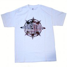 <img class='new_mark_img1' src='https://img.shop-pro.jp/img/new/icons30.gif' style='border:none;display:inline;margin:0px;padding:0px;width:auto;' />Gang Starr "American Flag ロゴ" Tシャツ / ホワイト