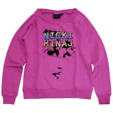 Nicki Minaji "Splatter"  クルーネックスウェットシャツ / ピンク