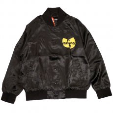 Wu Tang "36ロゴ" サテンジャケット / ブラック