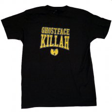 <img class='new_mark_img1' src='https://img.shop-pro.jp/img/new/icons6.gif' style='border:none;display:inline;margin:0px;padding:0px;width:auto;' />Wu Tang Clan "GHOSTFACE KILLAH ロゴ"  Tシャツ / ブラック