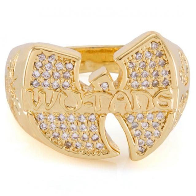 送税込【WU-TANG x KING ICE】30mm WU-TANG LOGO RING (2色) ♪ 送税込【WU-TANG x KING ICE】30mm WU-TANG LOGO RING (2色