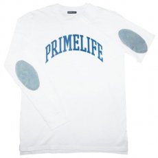 <img class='new_mark_img1' src='https://img.shop-pro.jp/img/new/icons6.gif' style='border:none;display:inline;margin:0px;padding:0px;width:auto;' />Prime Life "Collegiate" ロンTee/ ホワイト