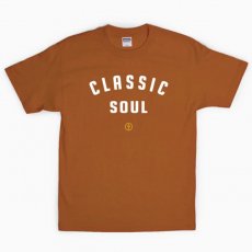 <img class='new_mark_img1' src='https://img.shop-pro.jp/img/new/icons30.gif' style='border:none;display:inline;margin:0px;padding:0px;width:auto;' />Acrylick "CLASSIC SOUL" Tシャツ / ラストオレンジ
