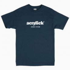 <img class='new_mark_img1' src='https://img.shop-pro.jp/img/new/icons6.gif' style='border:none;display:inline;margin:0px;padding:0px;width:auto;' />Acrylick "SOUND SYSTEM" Tシャツ (バックプリント)/ ハーバーブルー