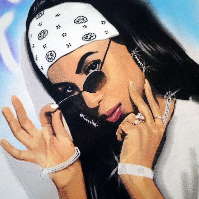 Hip HOP(ヒップホップ) R&BTシャツの取り扱い 販売- Aaliyah( アリーヤ