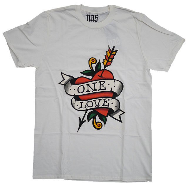 Hip HOP(ヒップホップ) アーティスト- Nas(ナズ)one love ラップT ...