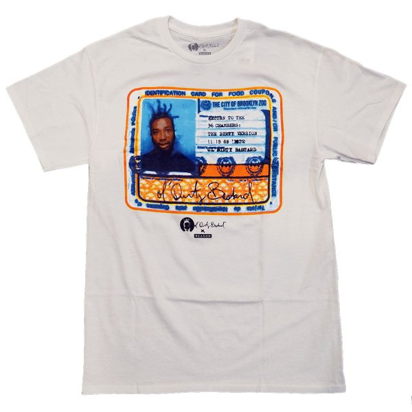 <img class='new_mark_img1' src='https://img.shop-pro.jp/img/new/icons6.gif' style='border:none;display:inline;margin:0px;padding:0px;width:auto;' />Ol' Dirty Bastard "Food Stamp" Tシャツ / ホワイト