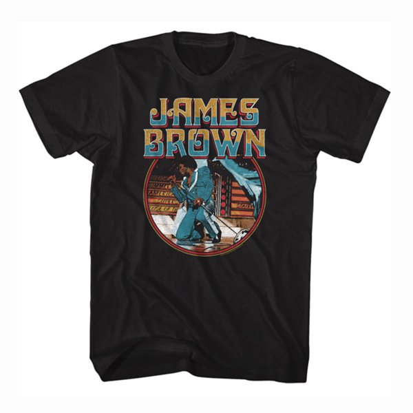 <img class='new_mark_img1' src='https://img.shop-pro.jp/img/new/icons30.gif' style='border:none;display:inline;margin:0px;padding:0px;width:auto;' />JAMES BROWN "Live" Tシャツ / ブラック