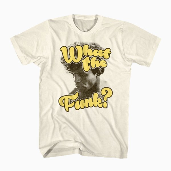 <img class='new_mark_img1' src='https://img.shop-pro.jp/img/new/icons30.gif' style='border:none;display:inline;margin:0px;padding:0px;width:auto;' />JAMES BROWN "What The Funk?" Tシャツ / ナチュラルホワイト