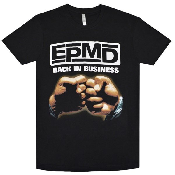 <img class='new_mark_img1' src='https://img.shop-pro.jp/img/new/icons6.gif' style='border:none;display:inline;margin:0px;padding:0px;width:auto;' />EPMD "BACK IN BUSINESS" Tシャツ / ブラック