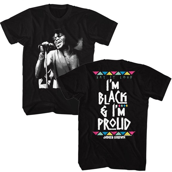 <img class='new_mark_img1' src='https://img.shop-pro.jp/img/new/icons30.gif' style='border:none;display:inline;margin:0px;padding:0px;width:auto;' />JAMES BROWN "BLACK AND PROUD" Tシャツ / ブラック