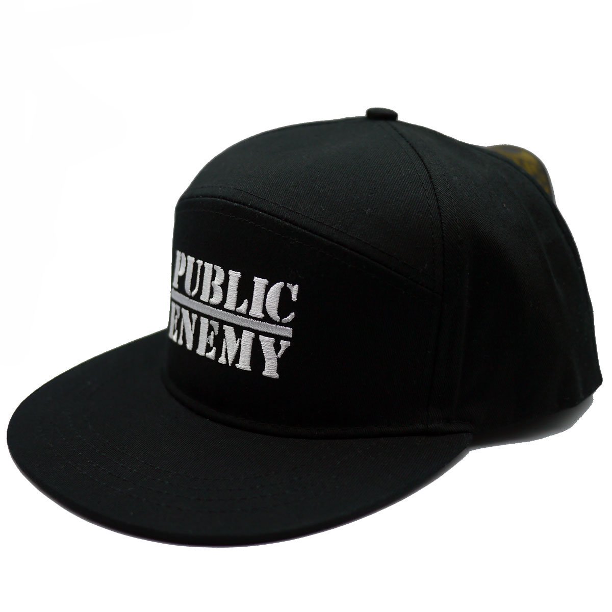 Public Enemy フラットビルスナップバックキャップ パブリック・エネミー Target BLACK - 記念品、思い出の品