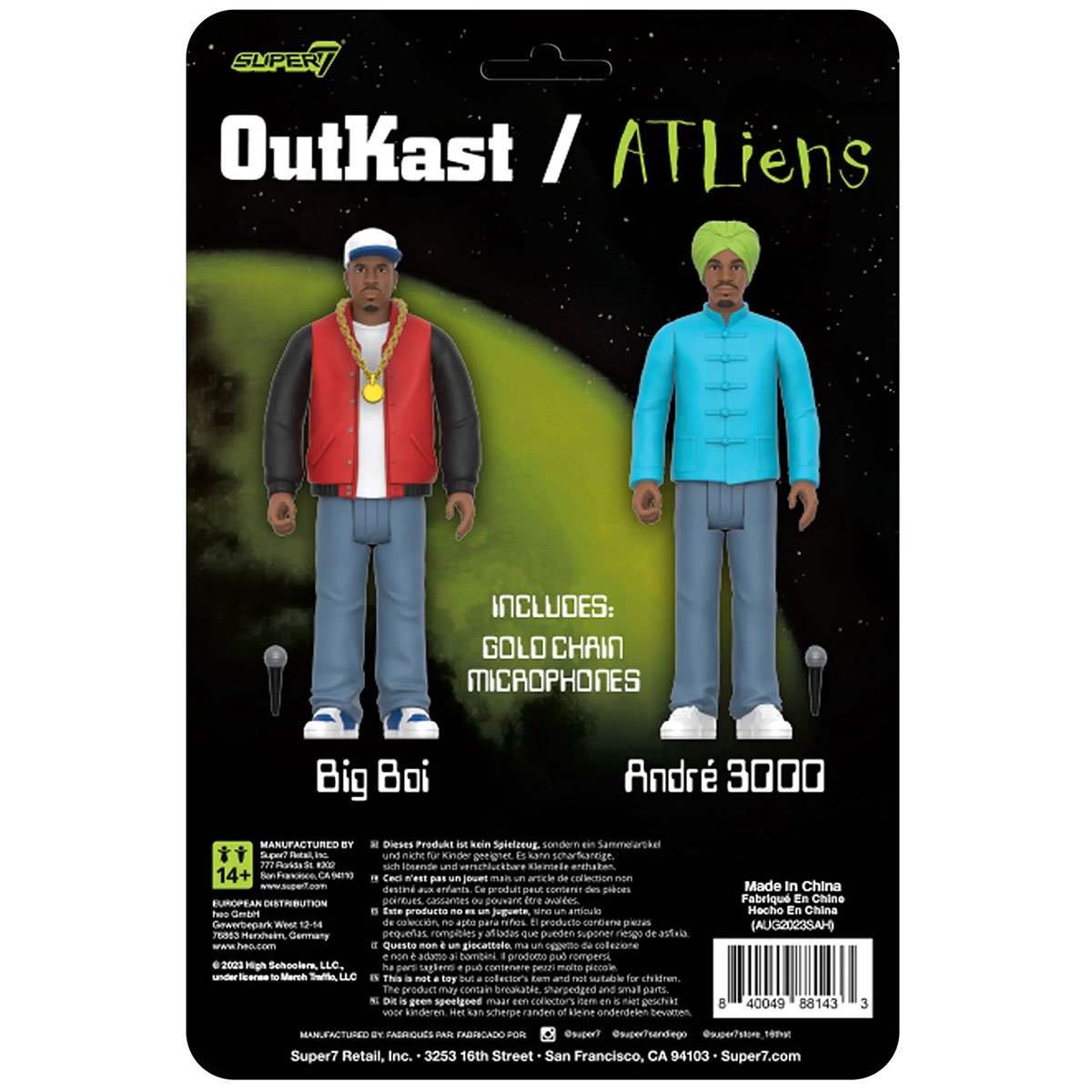 Hip HOP(ヒップホップ) ReAction Figure-Outkast (アウトキャスト) SUPER7 (スーパーセブン)