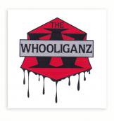 The Whooliganz "ロゴ" ステッカー(中サイズ)