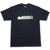 delHIERO "ロゴ" Tシャツ / ネイビー 、グリーン (２カラーパターン)