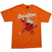 DUCK DOWN "Good Source of Hip Hop" Tシャツ / オレンジ、パープル