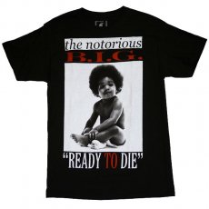 <img class='new_mark_img1' src='https://img.shop-pro.jp/img/new/icons30.gif' style='border:none;display:inline;margin:0px;padding:0px;width:auto;' />Brooklyn Mint "Notorious B.I.G - Ready To Die" Tシャツ / ブラック