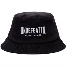 <img class='new_mark_img1' src='https://img.shop-pro.jp/img/new/icons6.gif' style='border:none;display:inline;margin:0px;padding:0px;width:auto;' />Undefeated "WORLD CLASS " バケットハット / ブラック