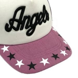 Palm Angels(パームエンジェルス)】 メッシュキャップ/パープル