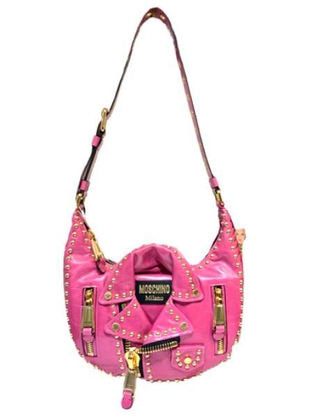 カラーピンクモスキーノ　ショルダーバッグ　moschino   ピンク