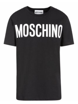 Moschino(モスキーノ）<br>Tシャツ ジャージー ロゴ