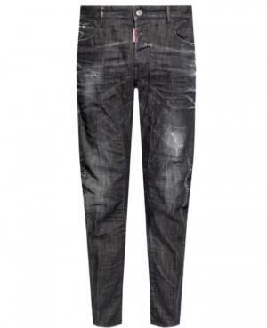 ディースクエアード tidy biker 50 ブラックデニム バイカー D