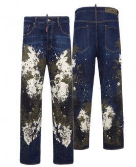 DSQUARED2<br> ǥ2<br>Dark Urban Camo Wash Loose Jeans 