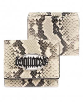 DSQUARED2<br> ǥ2<br>쥶å/Python Gothic  Leather Zip Wallet