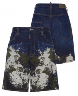 DSQUARED2<br> ǥ2<br>Rǥ˥ѥ/Dark Urban Camo Wash Surfer Shorts 