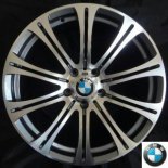 BMW【B1098/19インチ】8.0J +20 ; 9.0J +25 120X5H ポリッシュ/ダークグレー