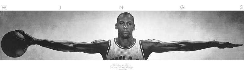 マイケルジョーダン ウィングポスター Michael Jordan Wings Poster - NBAグッズ バスケショップ通販専門店 ロッカーズ