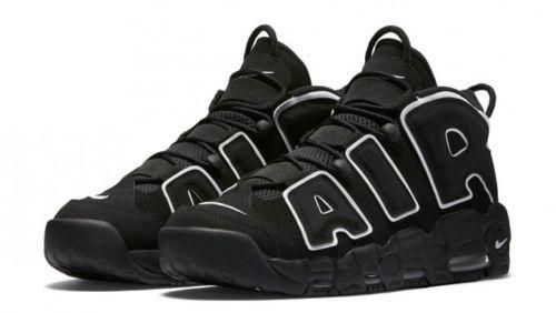 2016 Nike Air More Uptempo Black White NBA