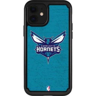 NBA シャーロット・ホーネッツ カーゴ iPhoneケース Distressed-Aqua サムネイル