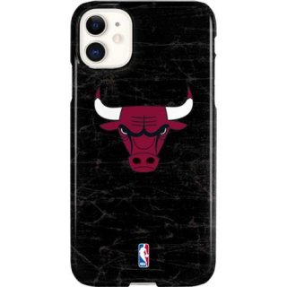 NBA シカゴブルズ ライト iPhoneケース Black Distressed サムネイル
