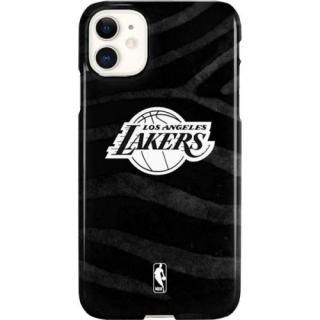 NBA ロサンゼルスレイカーズ ライト iPhoneケース Black Animal Print