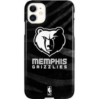 NBA メンフィスグリズリーズ ライト iPhoneケース Black Animal Print