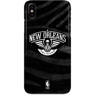 NBA ニューオーリンズペリカンズ ライト iPhoneケース Black Animal Print サムネイル